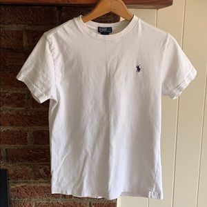 Polo t-shirt classic white
